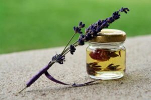 Lavender essential oils for yoga practice