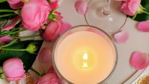 aromatherapy with rose scents 