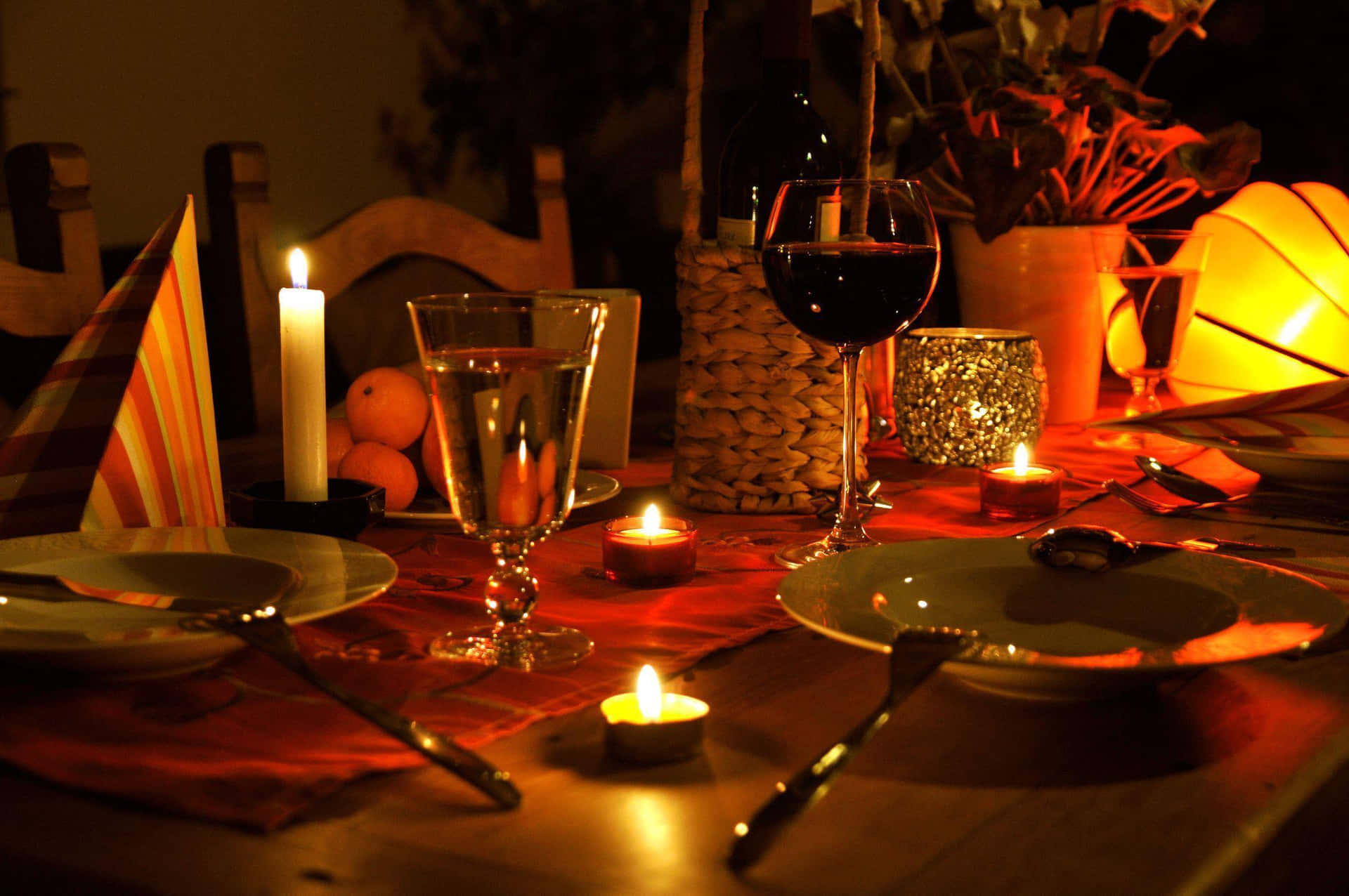 romantic candlelight dinner ideas