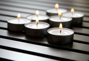 tealight paraffin candles 