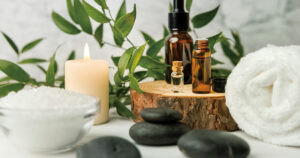 Aromatherapy in bathroom 