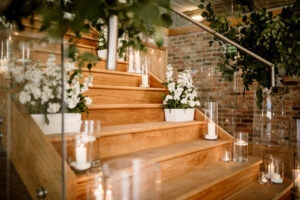 Candlelit staircase 