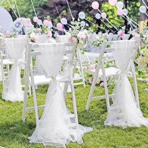Chair tails for your wedding décor 