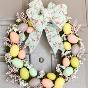 Easter egg wreath decoration ideas