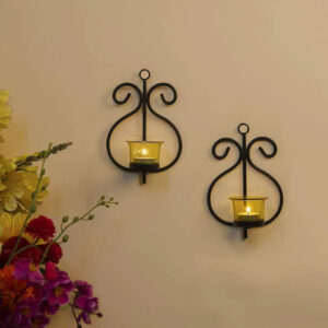 Tealight wall sconces