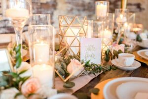 Wedding décor ideas with terrariums