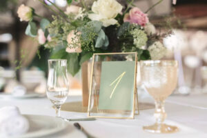 creative wedding table number 