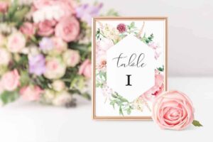 table numbers for wedding decoration 