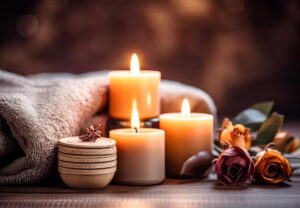 flame candles can alleviate symptoms of stress 